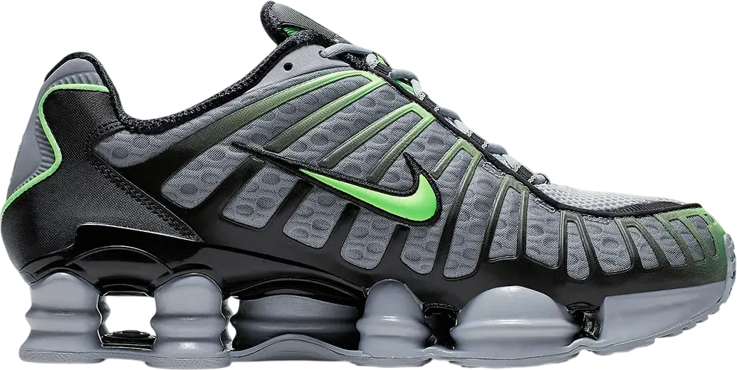 Nike Shox TL Wolf Grey Lime Blast