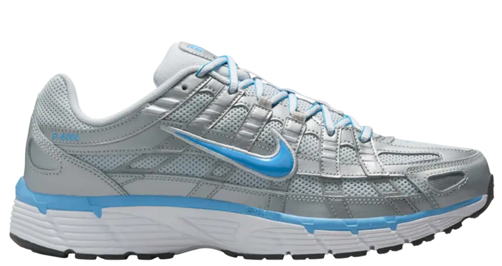 Nike P-6000 Metallic Platinum University Blue 