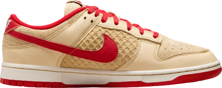 Nike Dunk Low Strawberry Waffle  Pale Vanilla University Red Wheat 