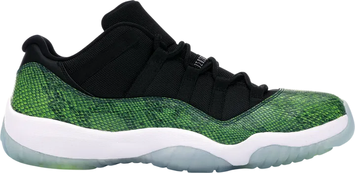 Air Jordan 11 Retro Low Green Snakeskin