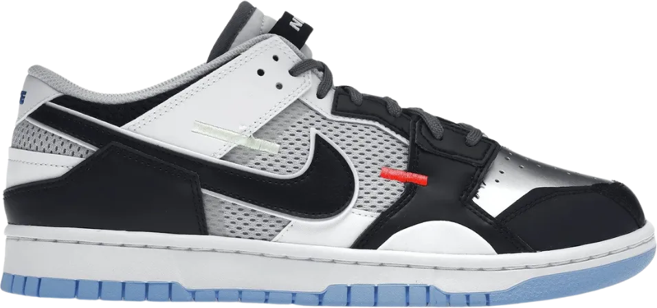 Nike Dunk Low Scrap Black Neutral Grey University Blue White