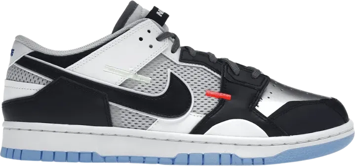 Nike Dunk Low Scrap Black Neutral Grey University Blue White
