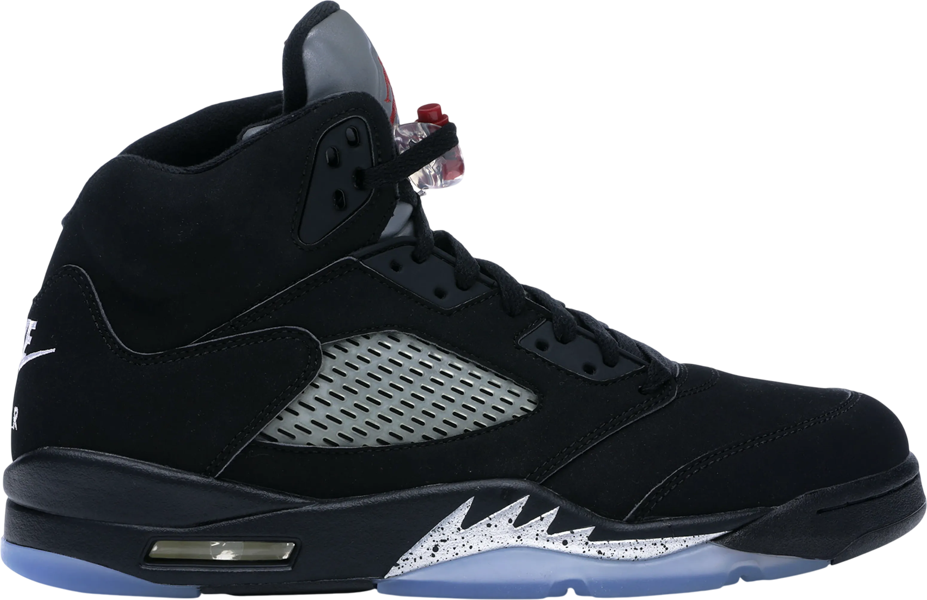 Air Jordan 5 Retro Metallic Black Fire Red Metallic Silver