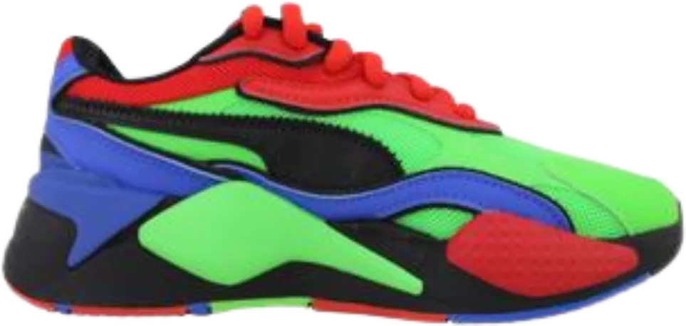 Puma RS-X3 Tailored Fluo Green Black Daz Blue