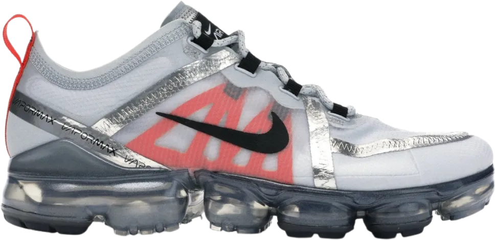 Nike Air VaporMax 2019 Pure Platinum Team Orange