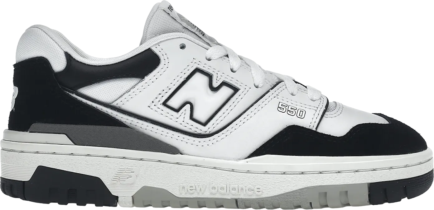 New Balance 550 White Black Rain Cloud (GS)