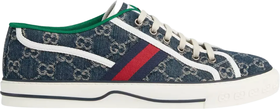 Gucci Tennis 1977 Denim GG Print