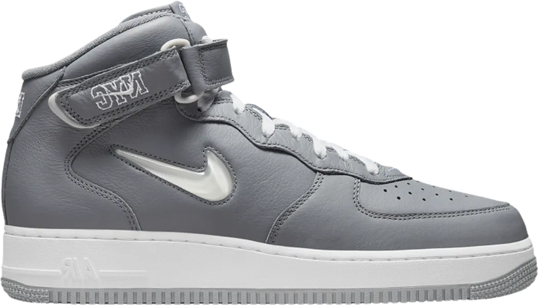 Nike Air Force 1 Mid White Metallic