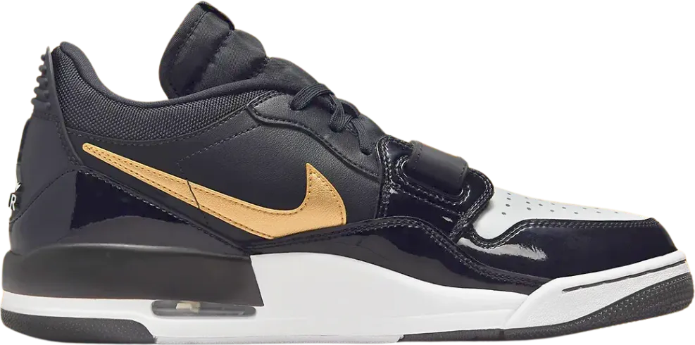 Jordan Legacy 312 Low Black Metallic Gold