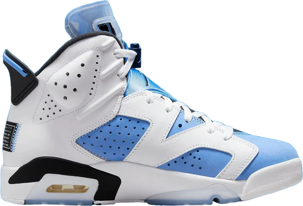 Air Jordan 6 UNC White