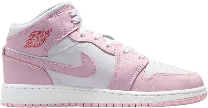 Air Jordan 1 Mid  Pink Red 