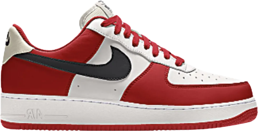 Air Force 1 Custom Black Red White