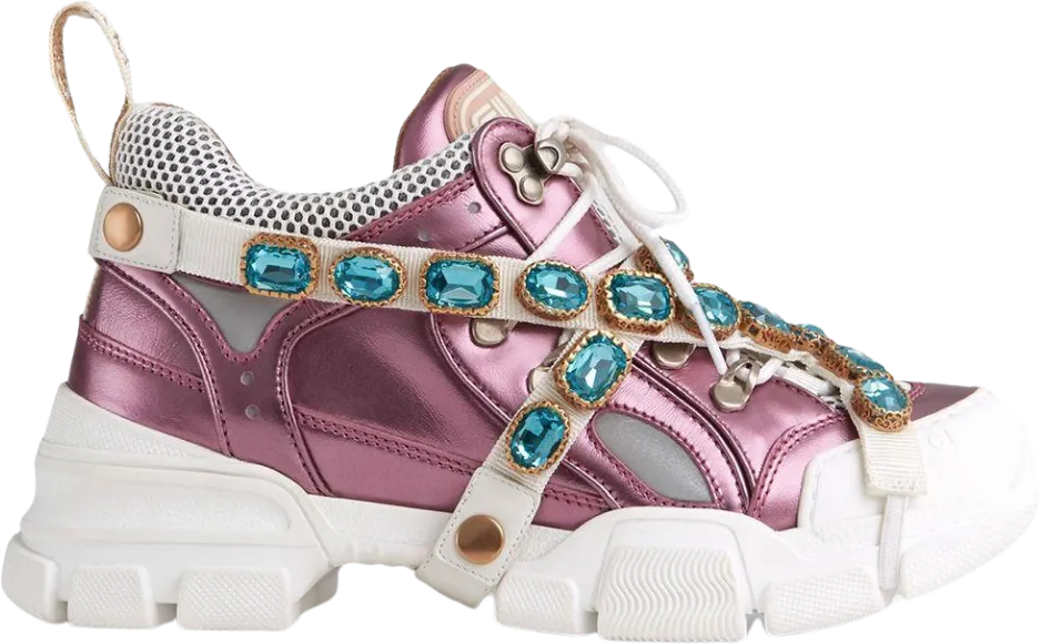 Gucci Flashtrek Removable Crystals Pink