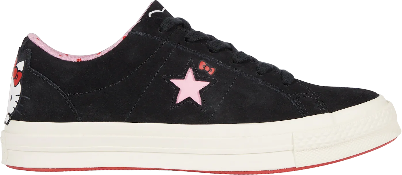 Converse One Star Ox Hello Kitty Black