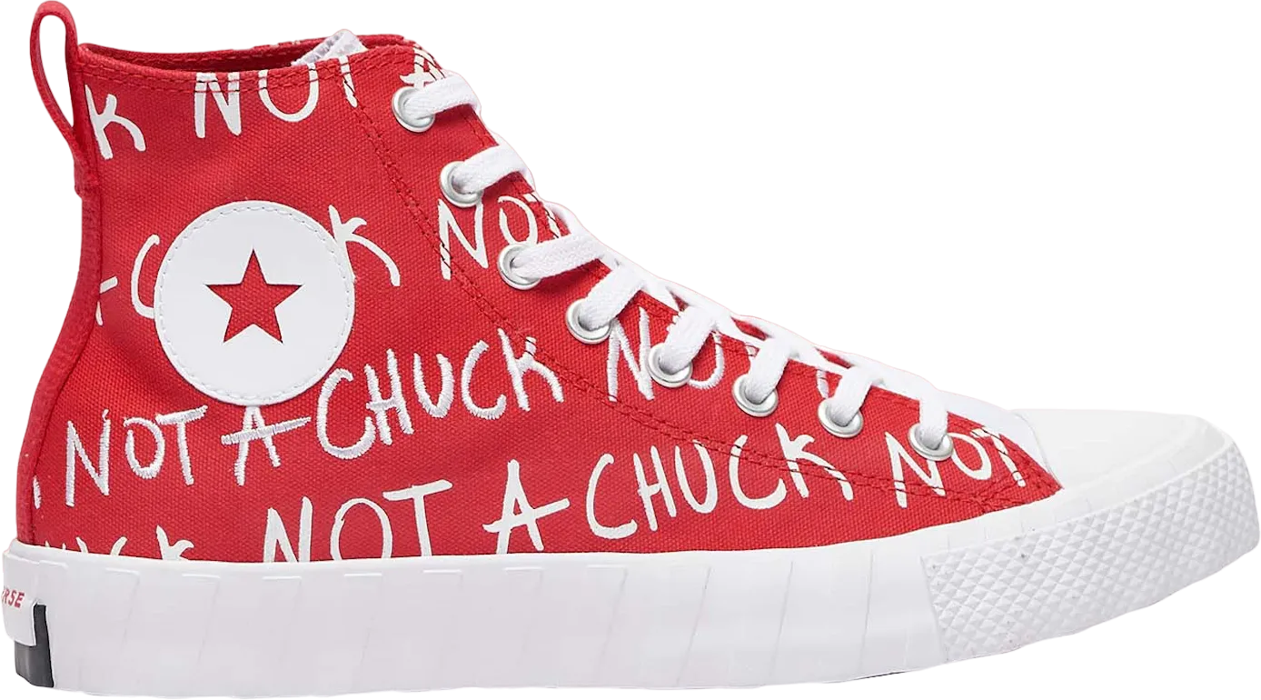 Converse UNT1TL3D Hi Not A Chuck Red