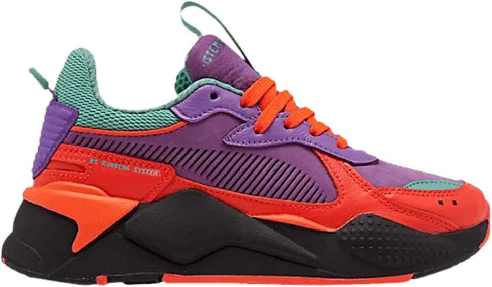Puma RS-X Claw Jr. Purple Glimmer Energy Red