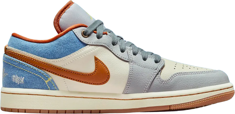 Jordan 1 Low Denim Dark Russet