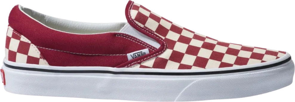 Vans Checkerboard Slip-On Rumba Red