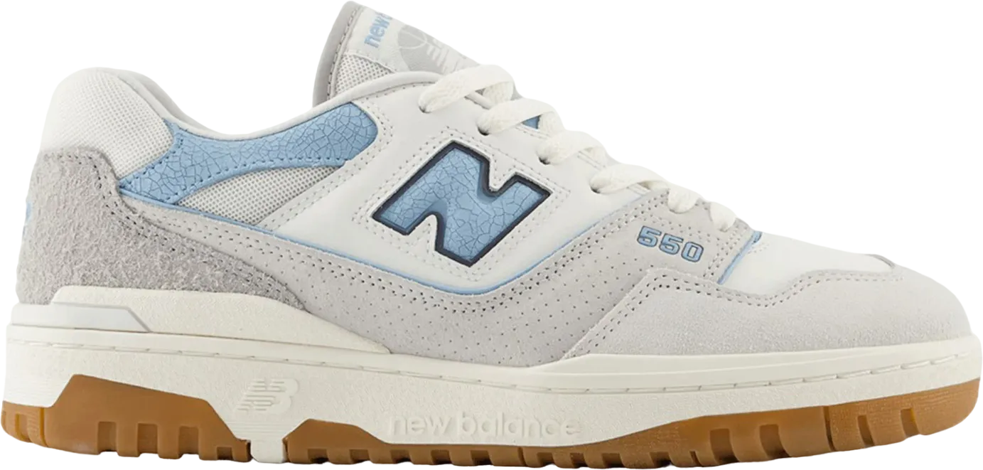 New Balance 550 White University Blue Grey Gum