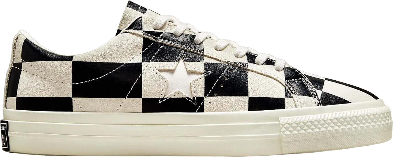 Converse One Star Ox Blocked Warped Board Black