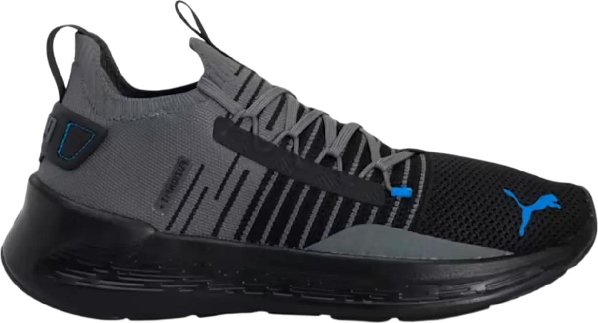 Puma Softride Symmetry Fuzion Black Cool Grey Royal