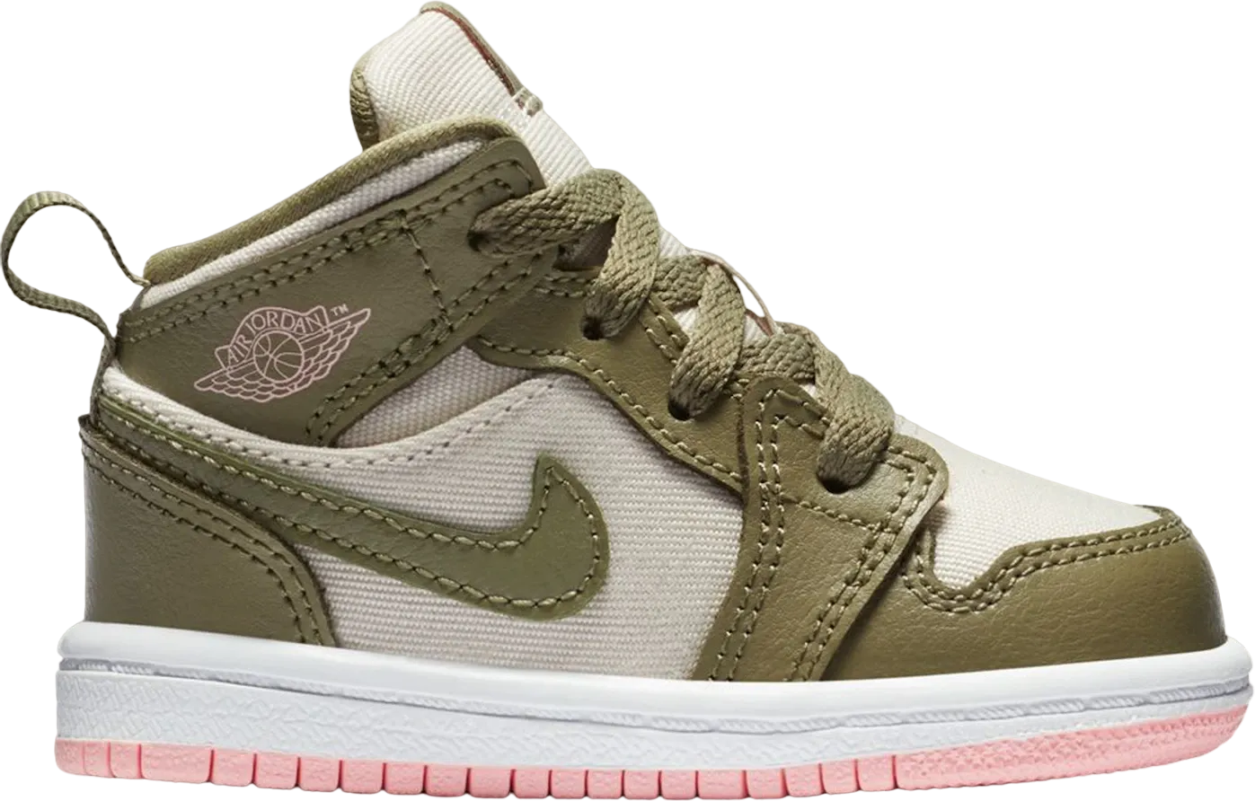 Jordan 1 Mid Trooper Bleached Coral (TD)