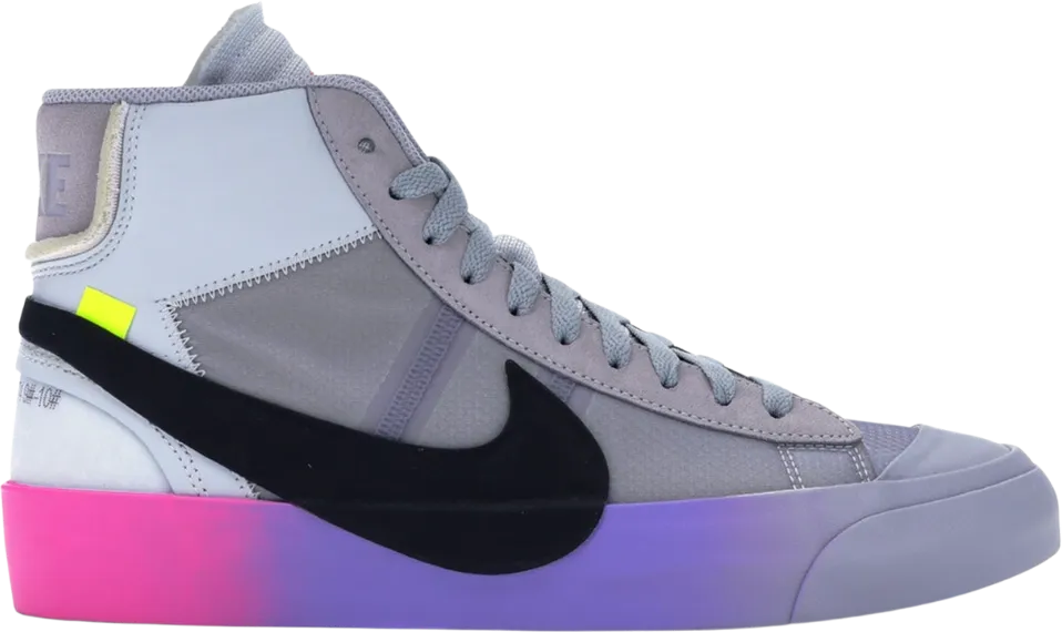 Nike Blazer Mid Off-White Wolf Grey Serena Queen