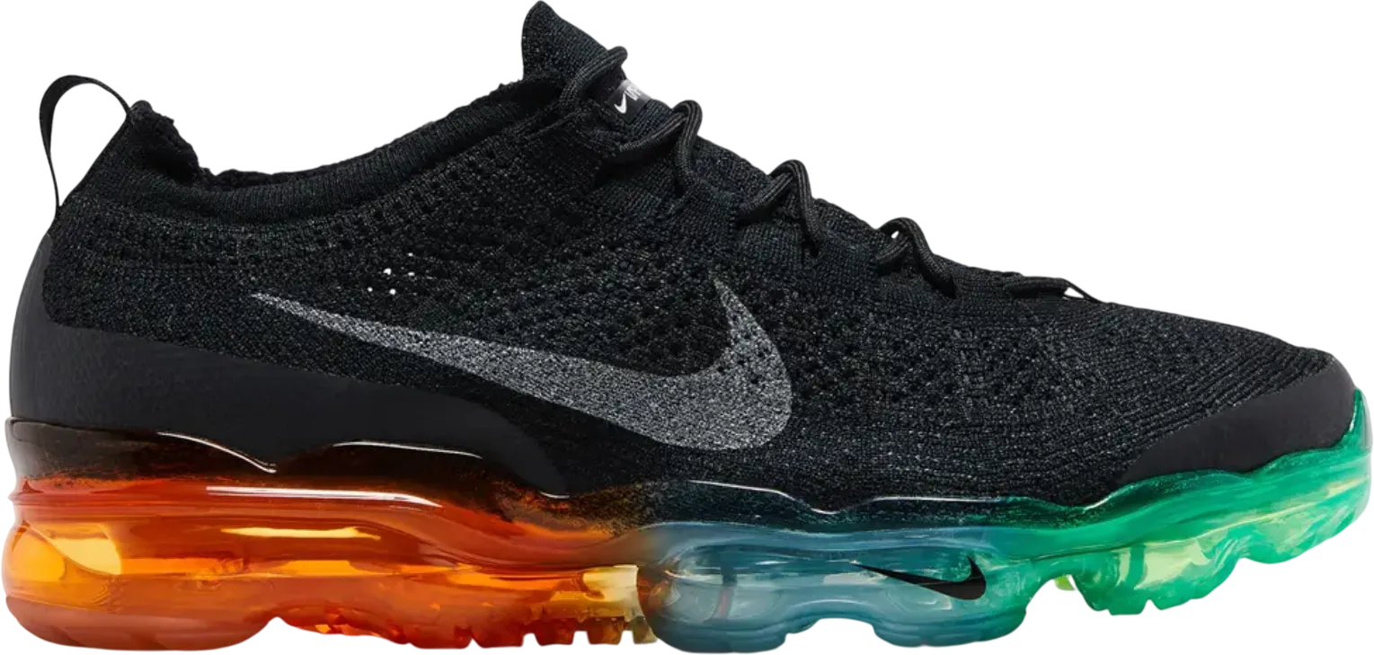 Nike Air VaporMax 2023 Flyknit Black Green Strike Curry