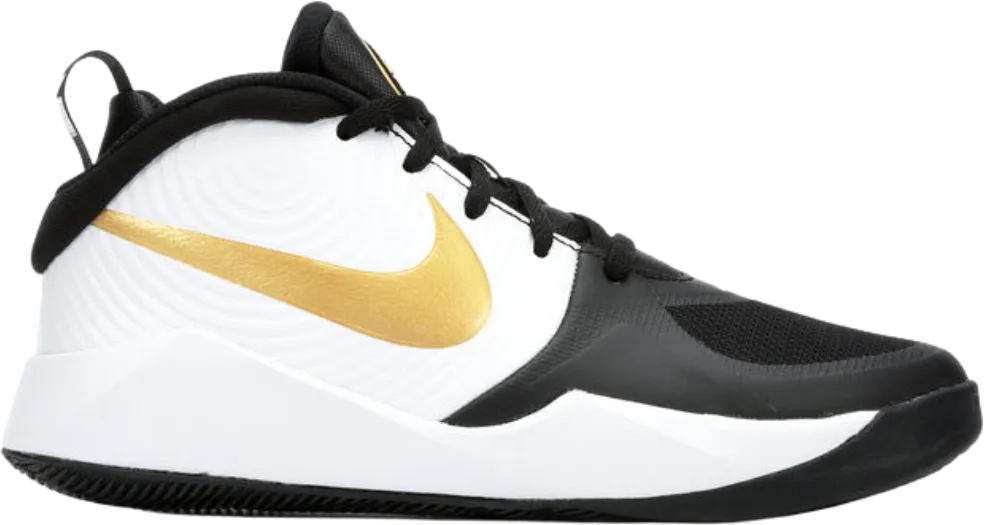 Nike Team Hustle D9 Black Metallic Gold