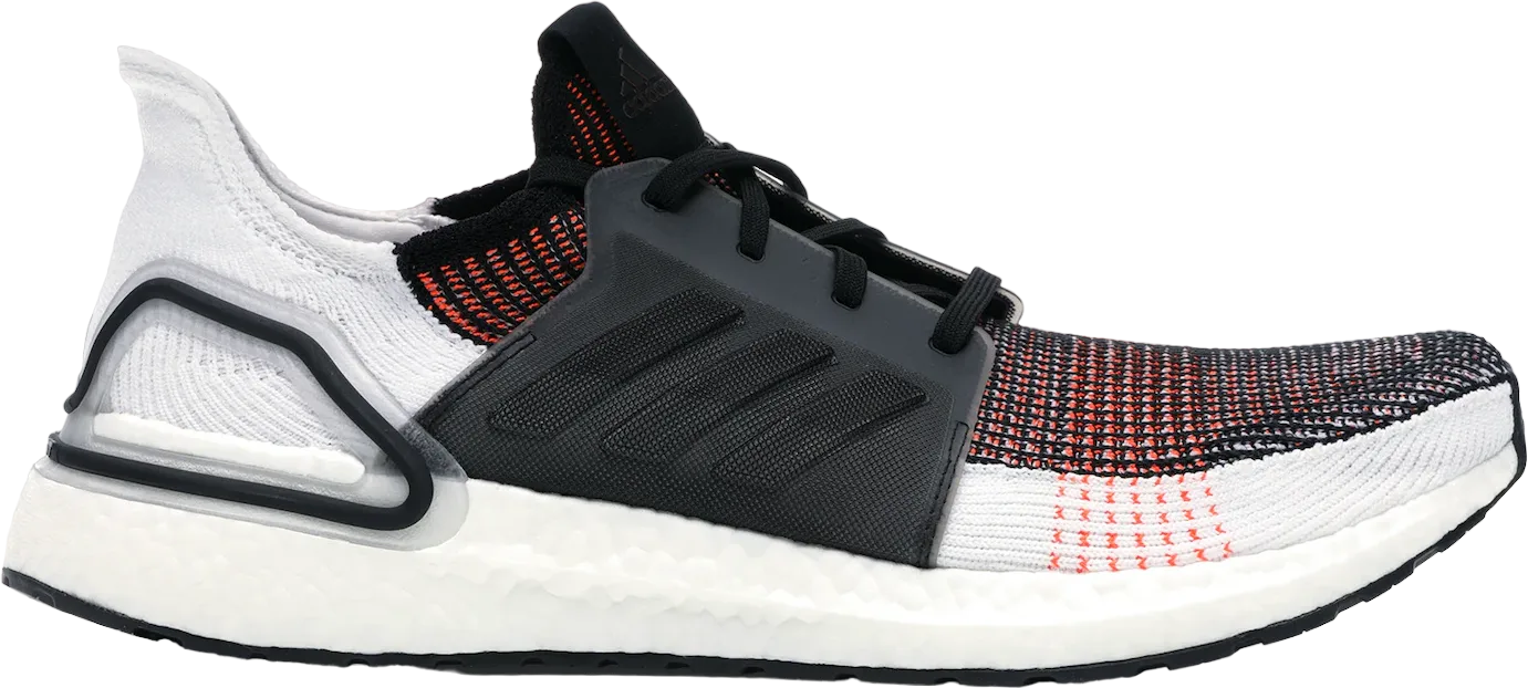 adidas Ultra Boost 2019 Black White Solar Orange