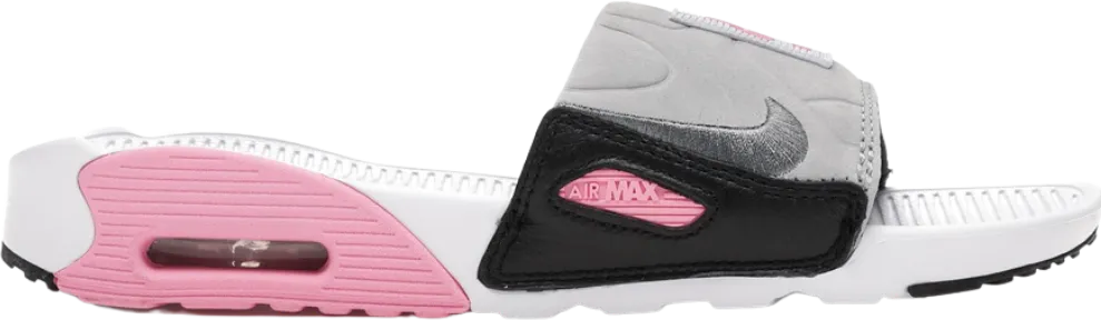 Nike Air Max 90 Slide White Rose Cool Grey (Women's)