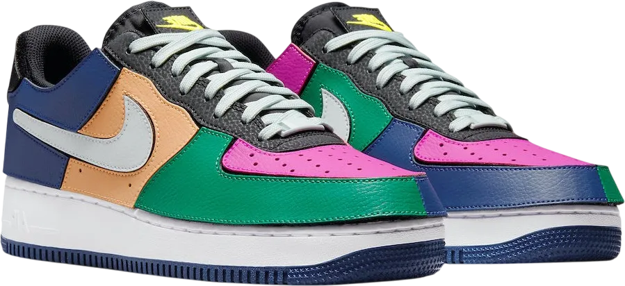 Nike Air Force 1/1 Black Multi-Color