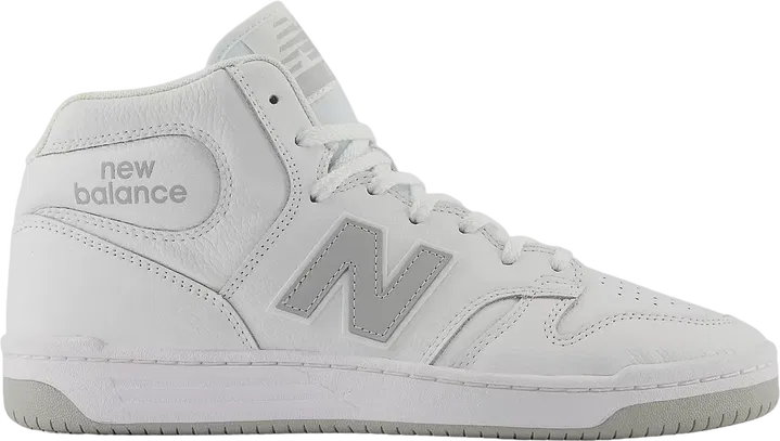 New Balance Numeric 480 High  White Grey 