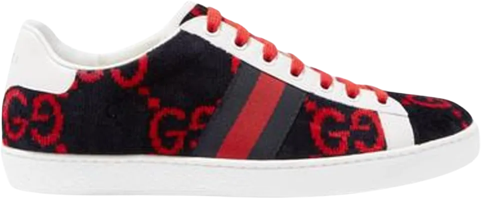 Gucci new ace gg velvet blue