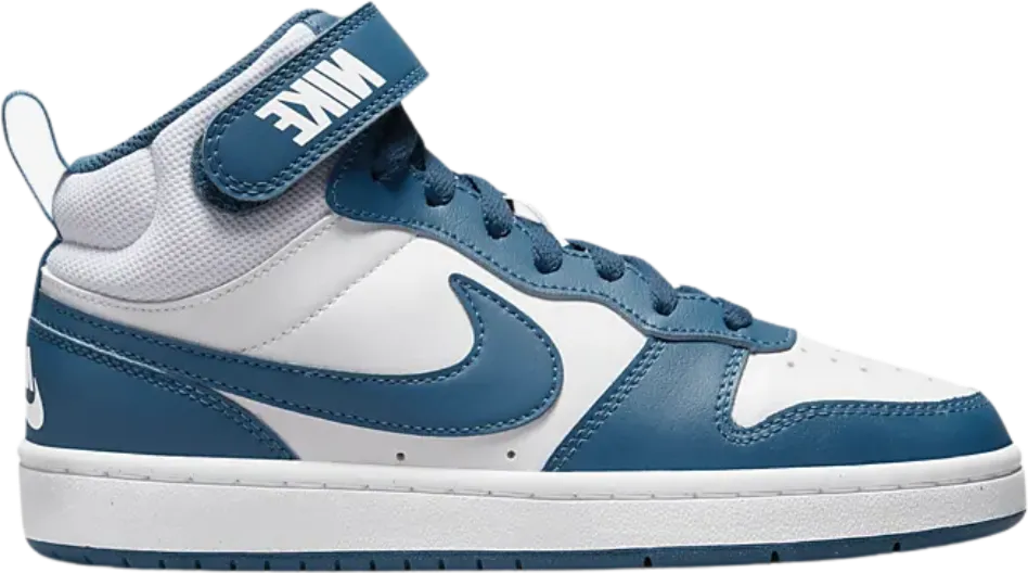 Nike Court Borough Mid 2 GS White Marina