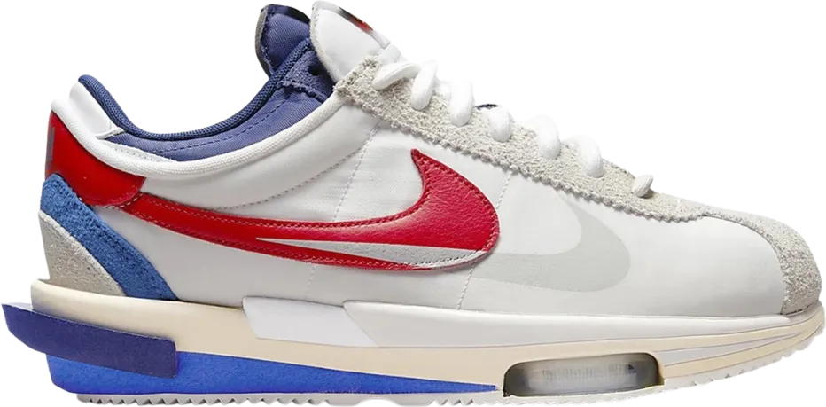Nike Zoom Cortez SP sacai White University Red Blue