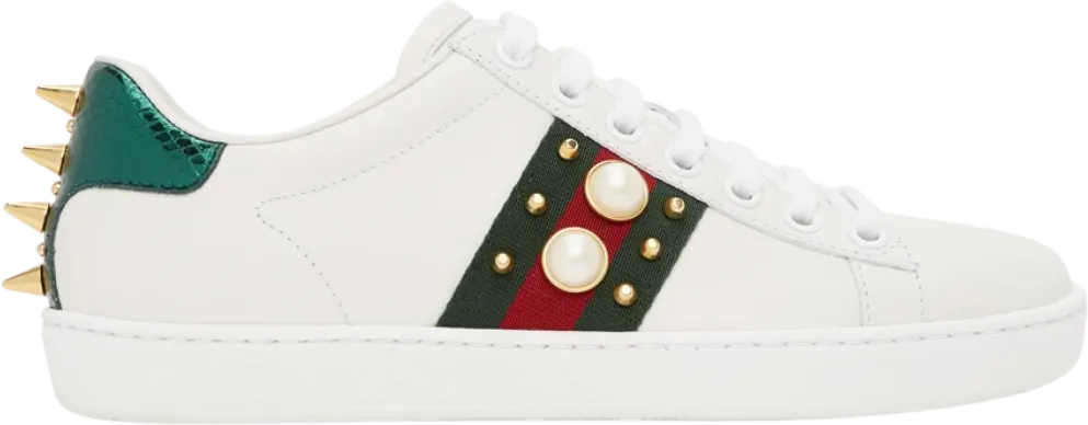 Gucci Ace Studded Pearl (Women's)