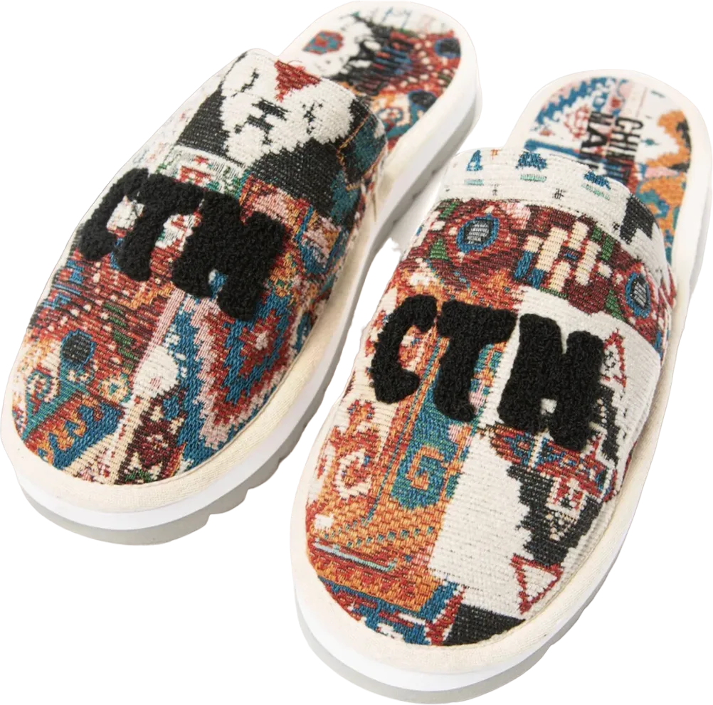 Chinatown Market Patchwork Slippers