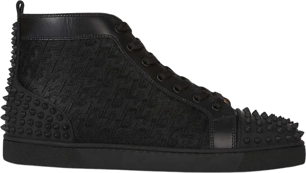 Christian Louboutin Spikes High Black