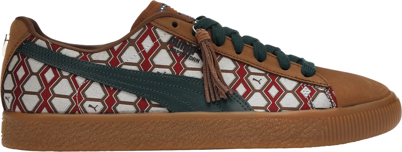 Puma Clyde Tassle Dapper Dan Frair Brown