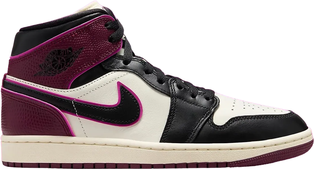 Air Jordan 1 Mid Bordeaux