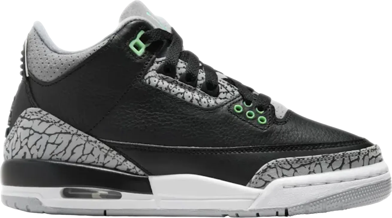 Jordan 3 Retro Green Glow
