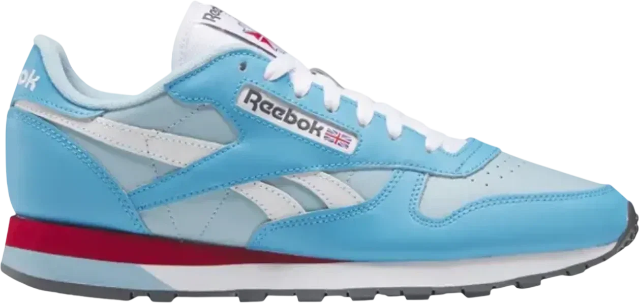 Reebok Classic Leather Radiant Aqua Red
