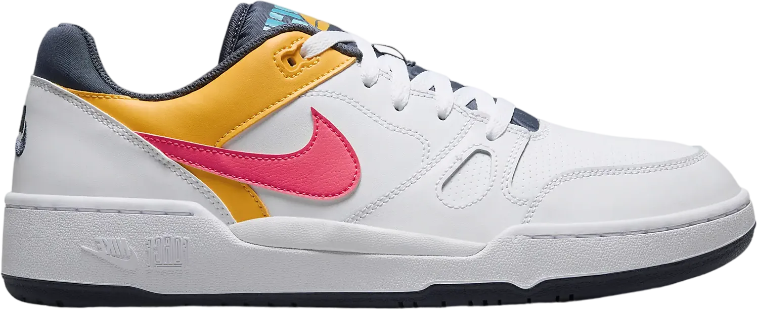 Nike Full Force Low White Thunder Blue Dusty Cactus Racer Pink