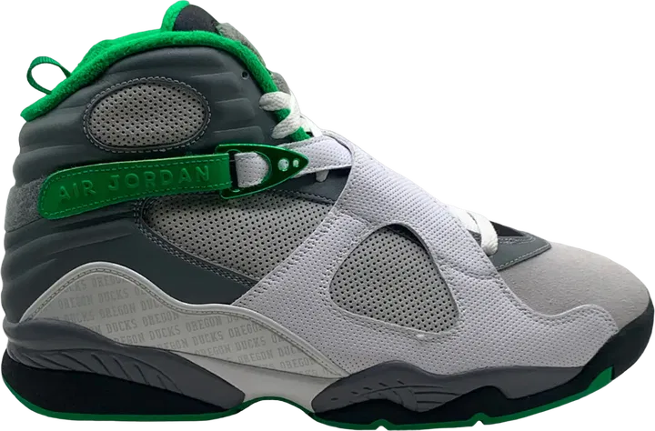 Jordan 8 Retro University of Oregon PE Pure Platinum