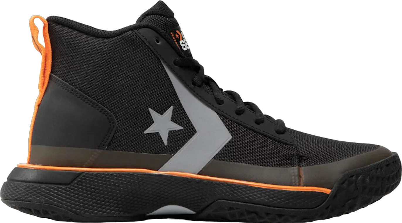 Converse Star Series BB Mid Black Bold Mandarin