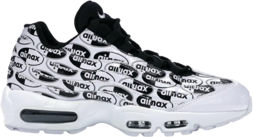 Nike Air Max 95 All Over Print White Black