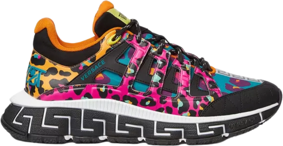 Versace Trigreca Daisy Leopard Print