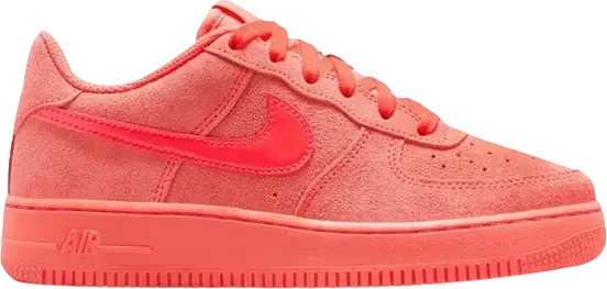 Nike Air Force 1 Suede Big Kid Hot Lava