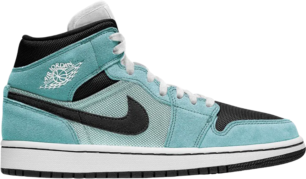 Air Jordan 1 Mid Aqua Blue Tint